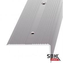 ПО-40/20  порог угловой алюминиевый цветной  рифленый